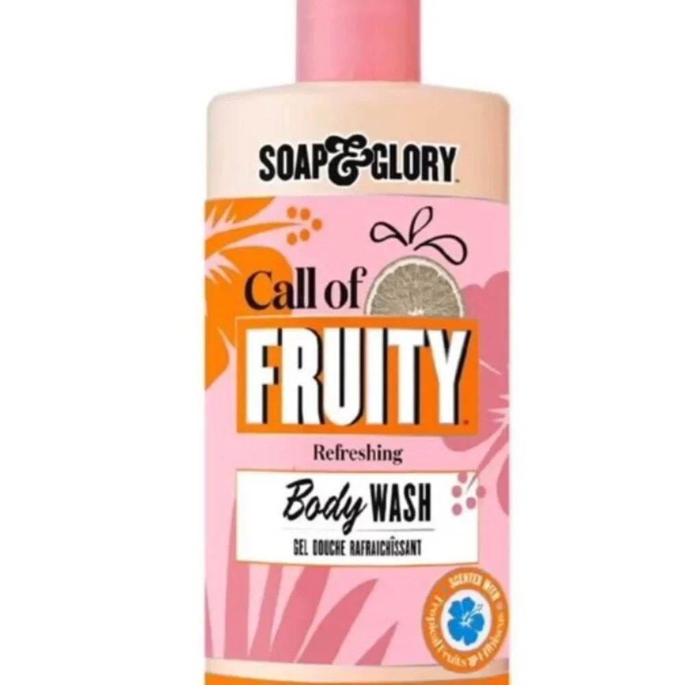 $7 When Bundled - Soap & Glory Call Of Fruity Body Wash - Tropical Hibiscus - Picture 2 of 6